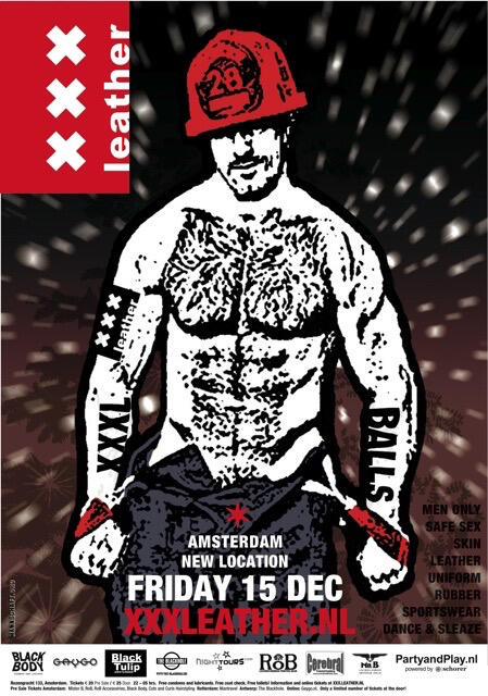 Flyer XXX Leather party